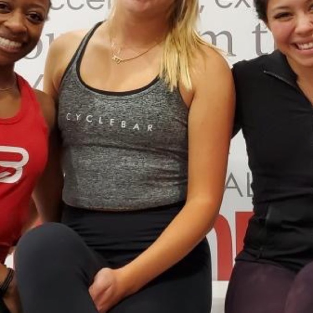 Gray Cyclebar Beyond Yoga Spacedye Tank